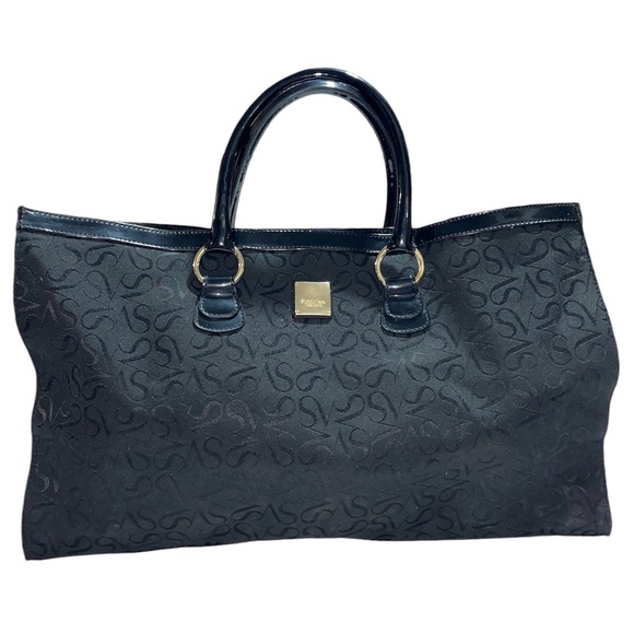 Simply Vera Vera Wang Handbags - Simply Vera Vera Wang Black Signature Tote Bag/Purse